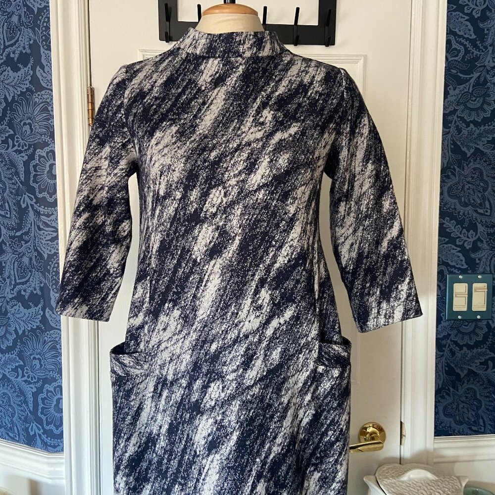 Ewanika high neck knit tunic dress with pockets - Med to Large